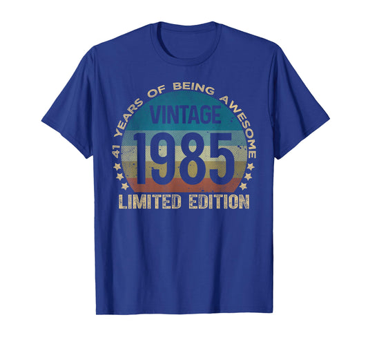 41 Year Old Gifts Vintage 1985 Limited Edition 41st Birthday T-Shirt