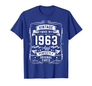 Vintage 1963 63yr 63rd Birthday Gifts for Men 63 Years Old T-Shirt
