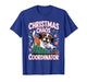 Christmas Chaos Coordinator Xmas Puppy Funny Saint Bernard T-Shirt