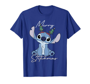 Disney Lilo & Stitch Christmas Cute Pose Merry Stitchmas T-Shirt
