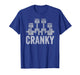 Cranky Car Engine Crankshaft Grumpy Mechanic Dad Grandpa T-Shirt