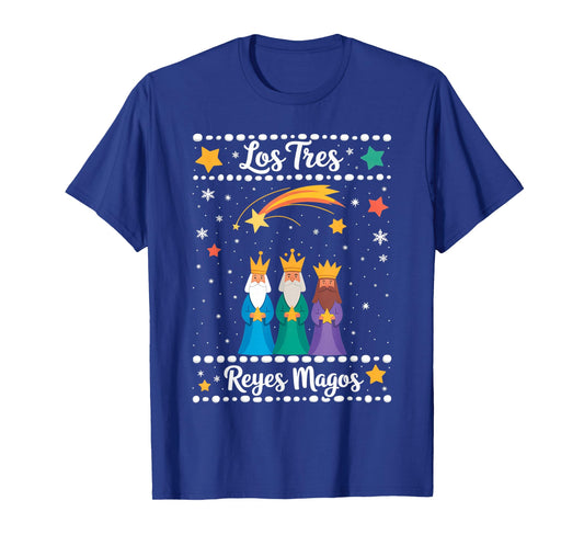 Los Tres Reyes Magos Navidad Latina Tres Reyes T-Shirt