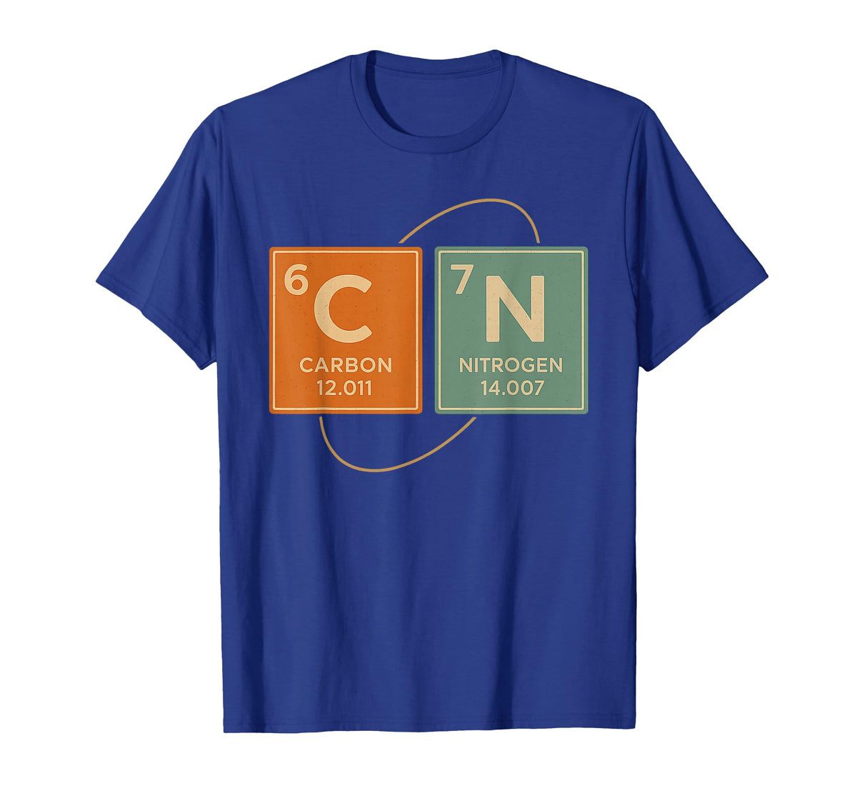 Retro Funny 6 7 Carbon Nitrogen Periodic Design T-Shirt