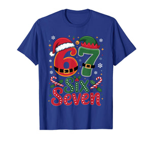Six Seven Christmas 6 7 Christmas for Boys Men Kids T-Shirt