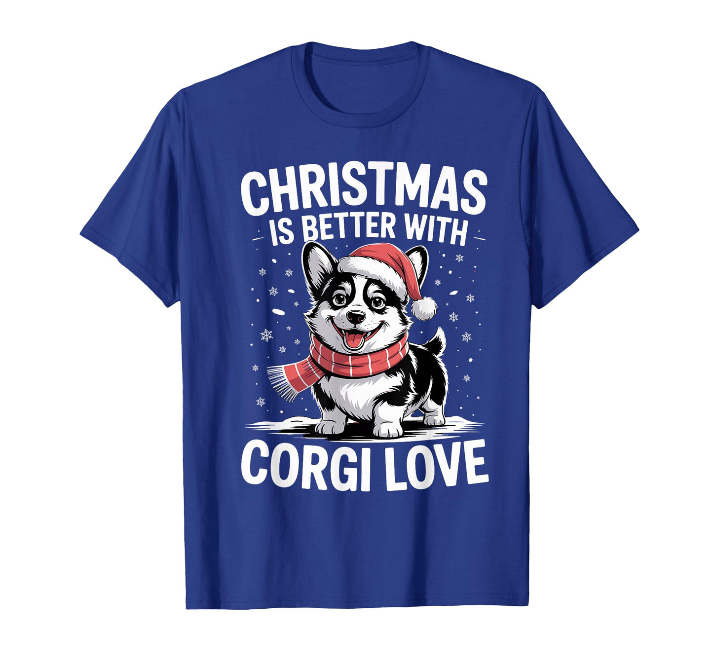 Pembroke Cardigan Christmas is Better with Welsh Corgi Love T-Shirt