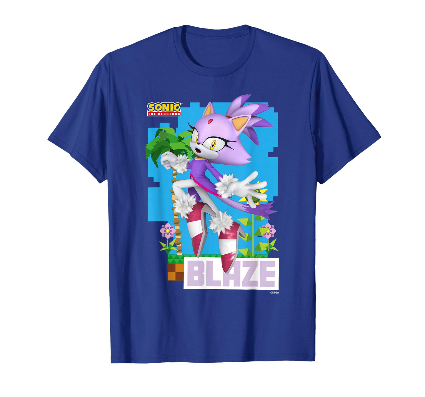 Sonic The Hedgehog - in The Zone - Blaze T-Shirt