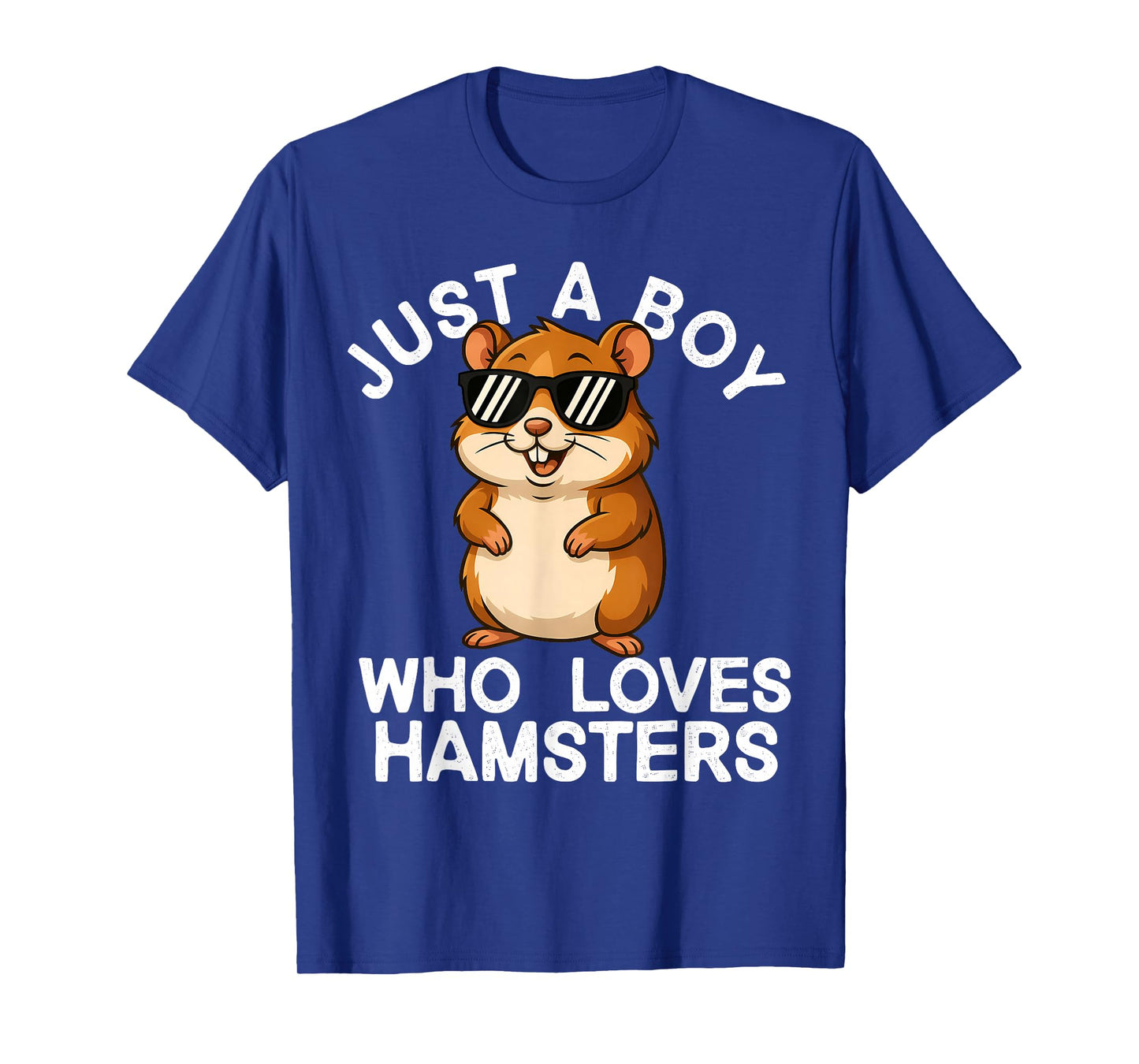 Just A Boy Who Loves Hamsters Sunglasses Boys Hamster Lover T-Shirt