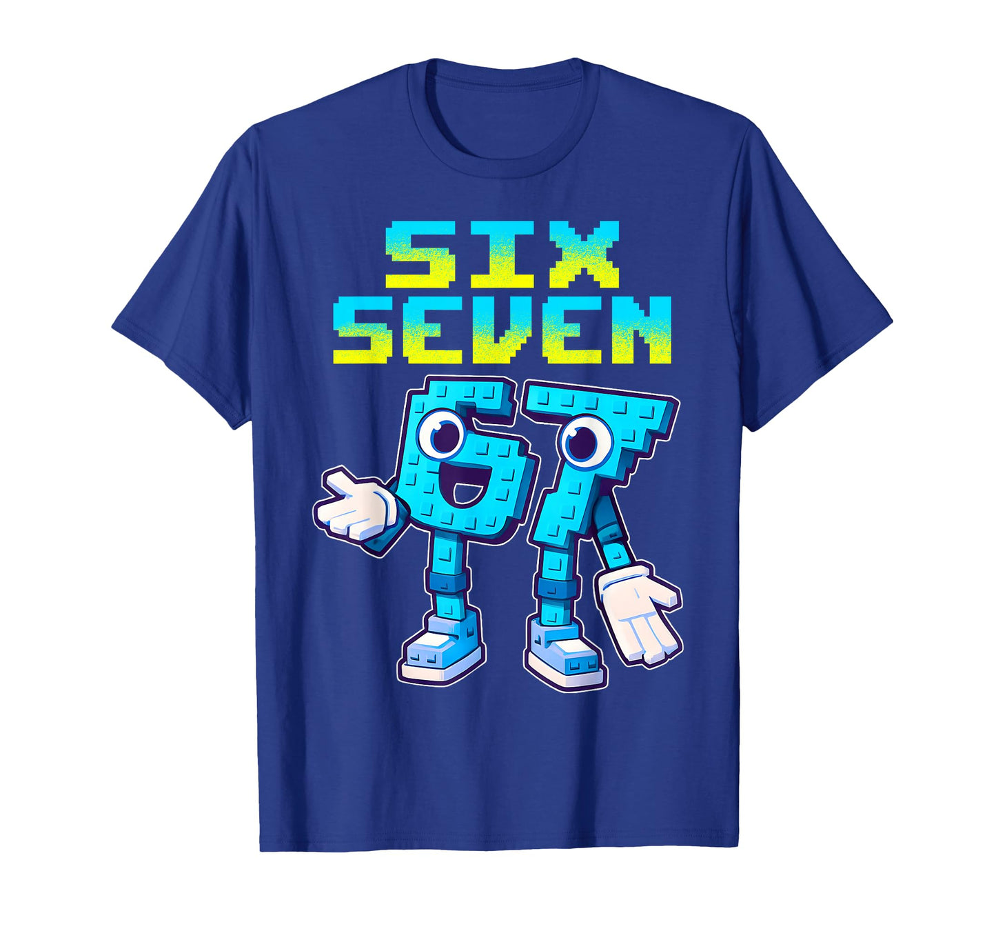 67 Six Seven 6-7 - Funny Italian Brainrot Kids Gaming Meme T-Shirt