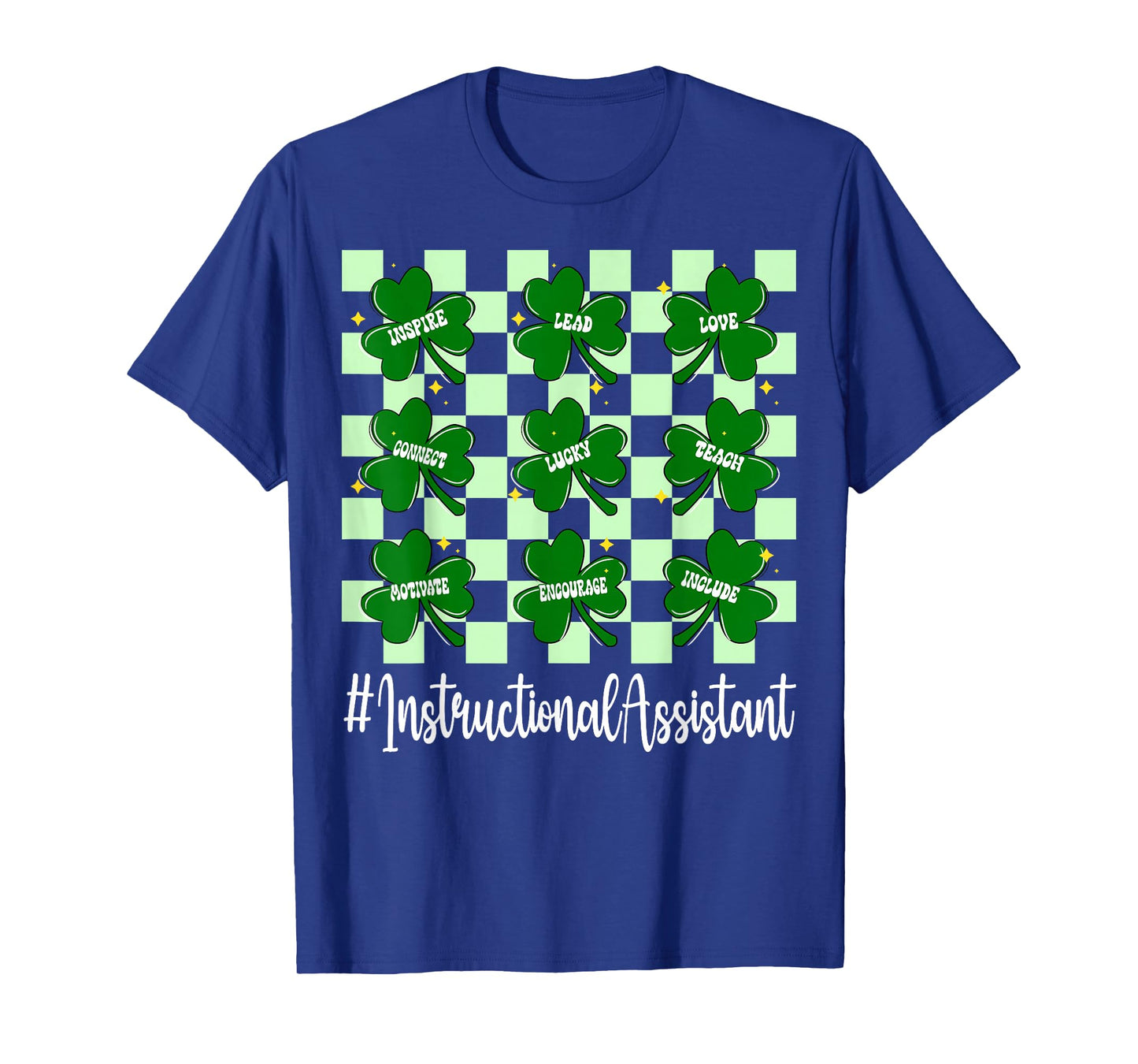 Instructional Assistant St Patricks Day Irish Teacher Aide T-Shirt