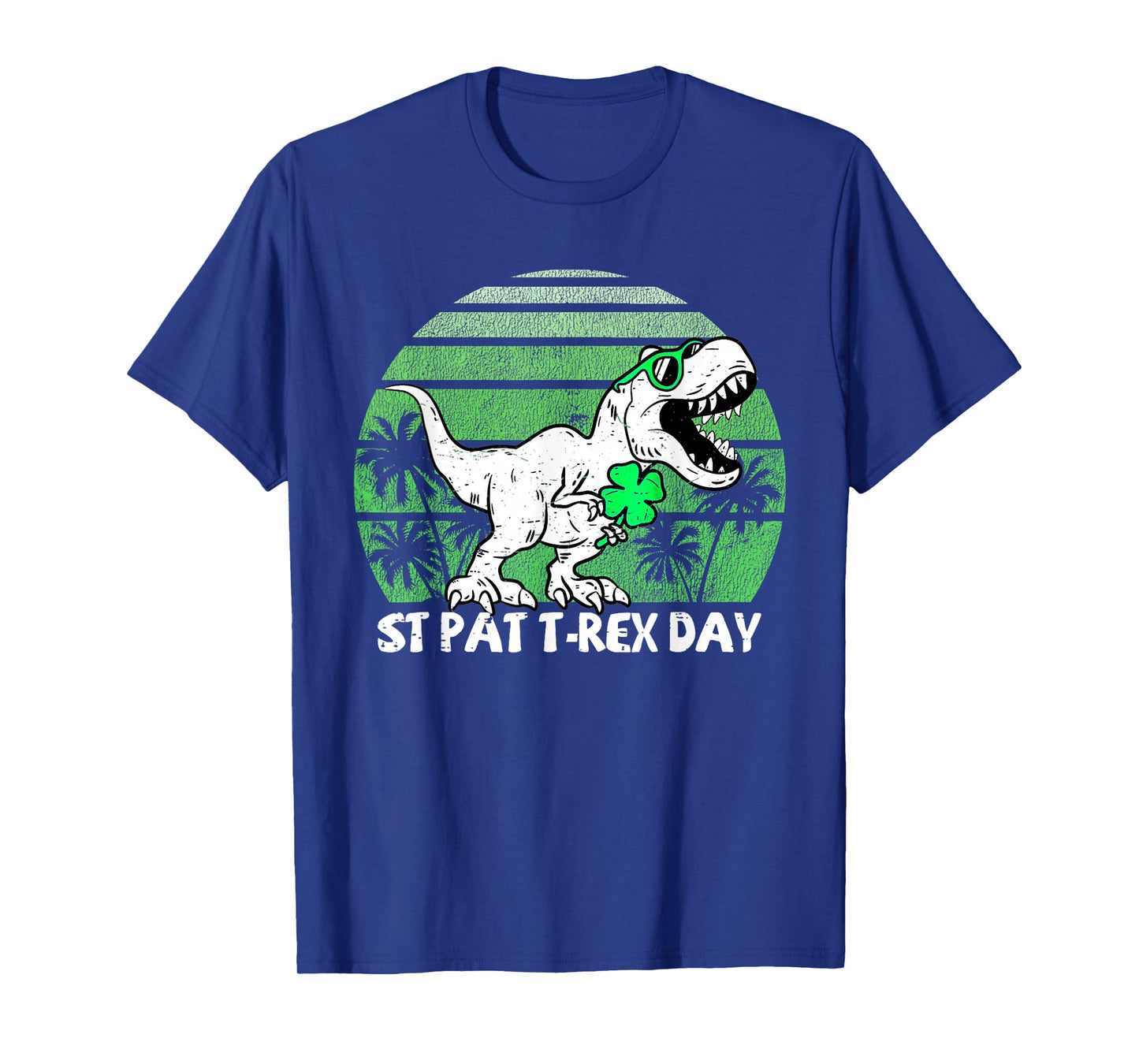 Happy St Pat Trex Day Dino St Patricks Day Toddler Boys Kids T-Shirt