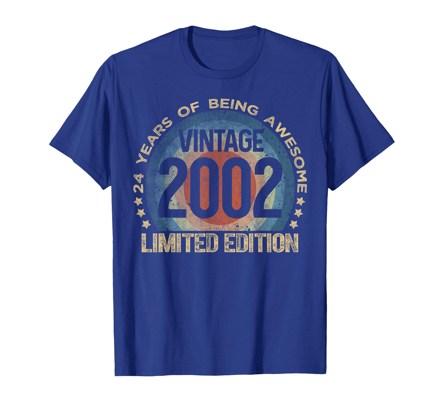 24 Year Old Gifts Vintage 2002 Limited Edition 24th Birthday T-Shirt