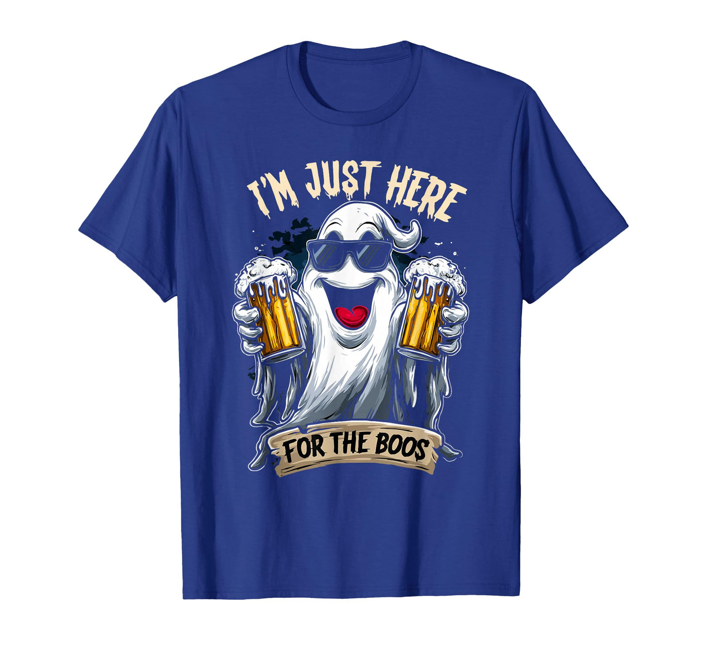 I'm just here for The boos | Funny Halloween Ghost T-Shirt