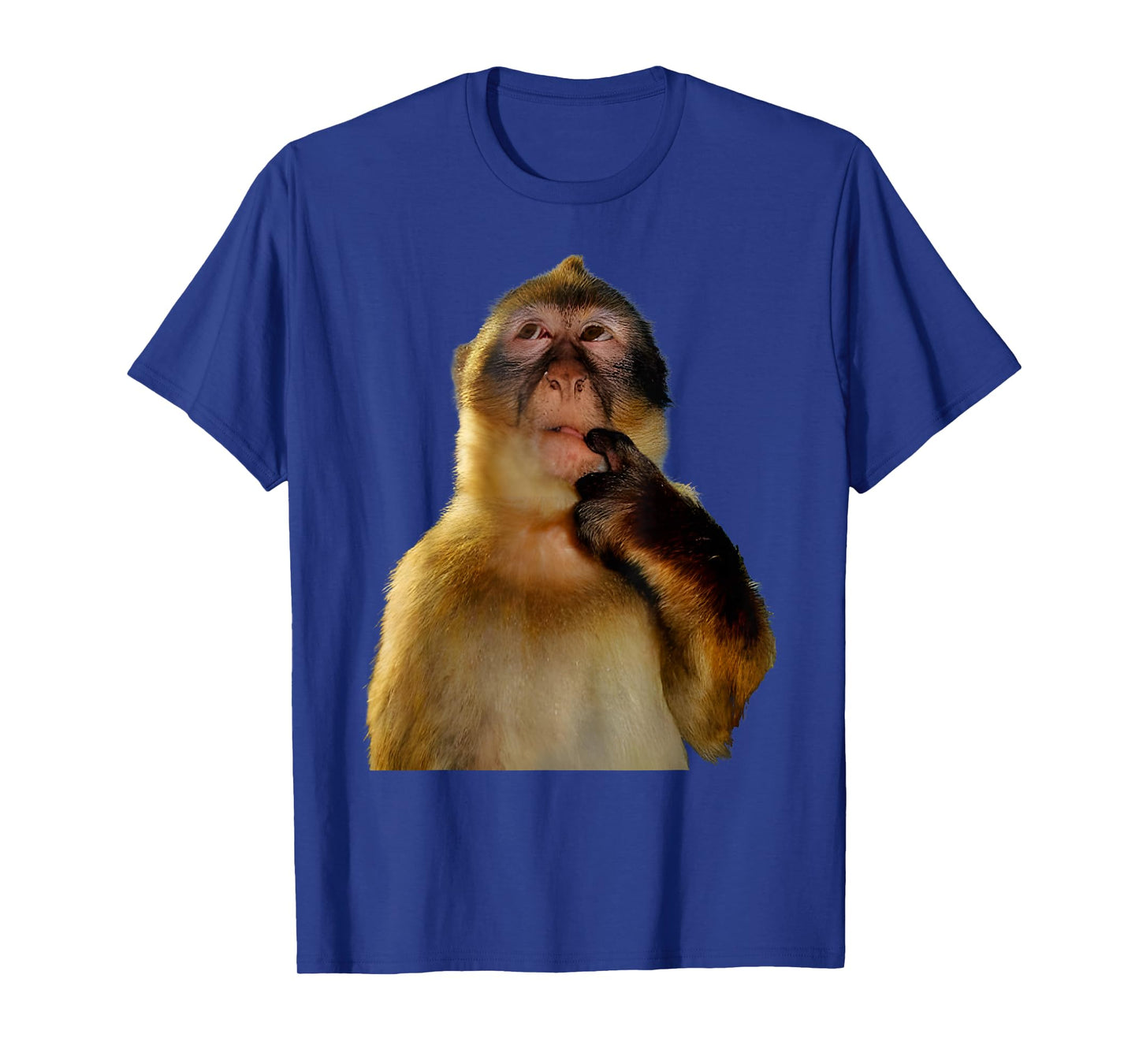 Thinking Monkey Funny Meme Cute Gen Alpha T-Shirt