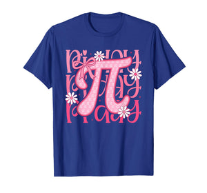 Pink Pi Day Pi Number Symbol for Math Science Teacher T-Shirt