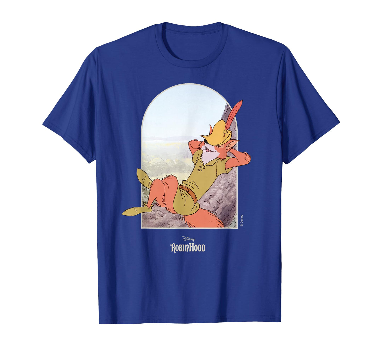 Disney Robin Hood Napping in Sherwood Forest Vintage T-Shirt