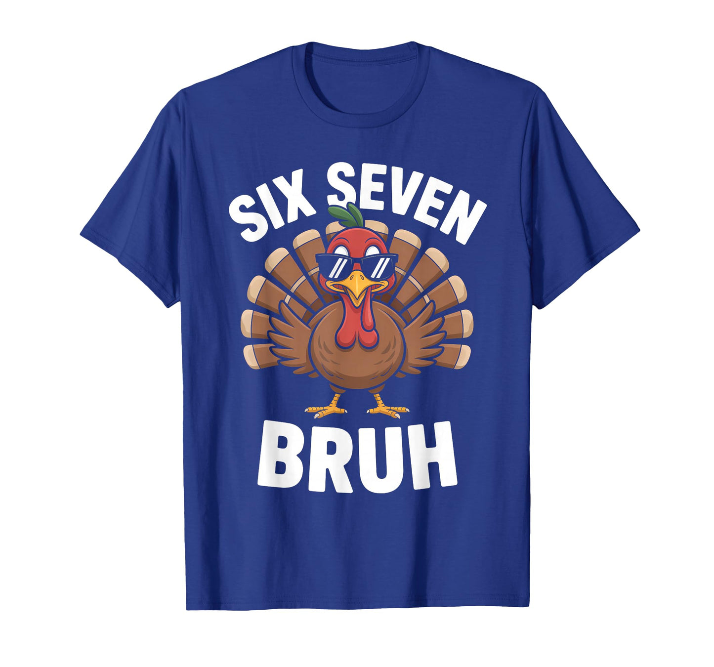 67 Thanksgiving Funny Six Seven Meme Turkey Kids Boys Bruh T-Shirt