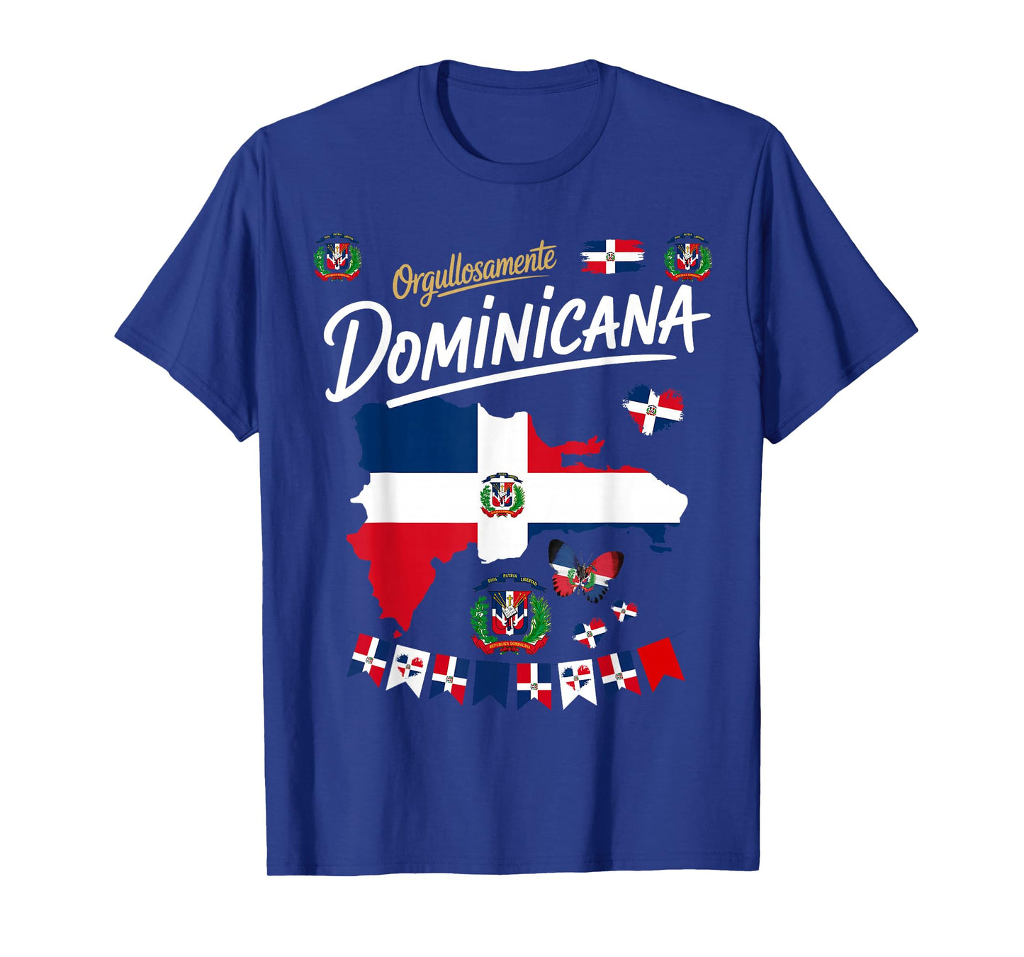 Republica Dominicana Idea for Women & Latino Dominican Flag T-Shirt