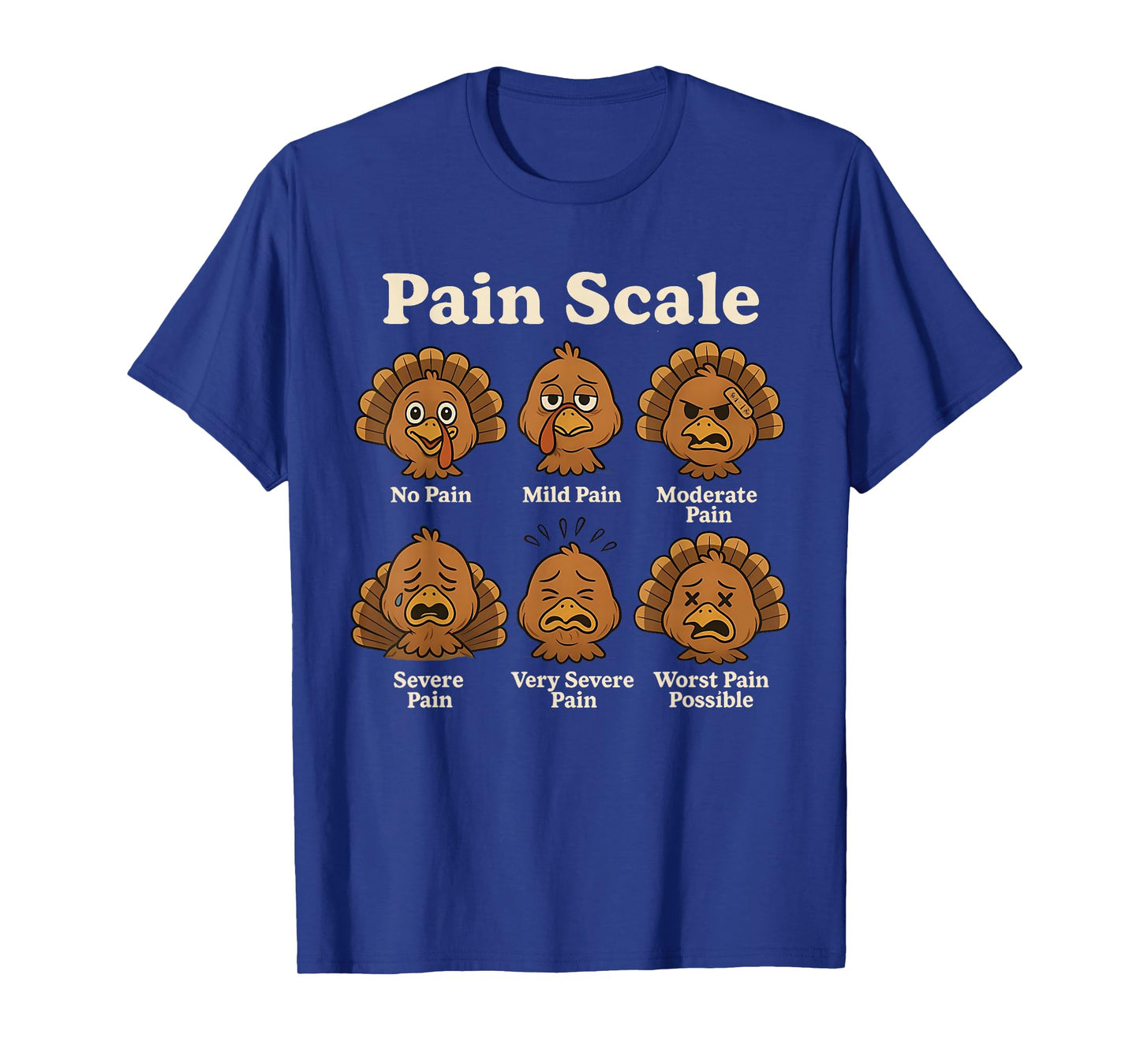 Pain Scale Pumpkin Pain Assessment Trauma Nurse Halloween T-Shirt
