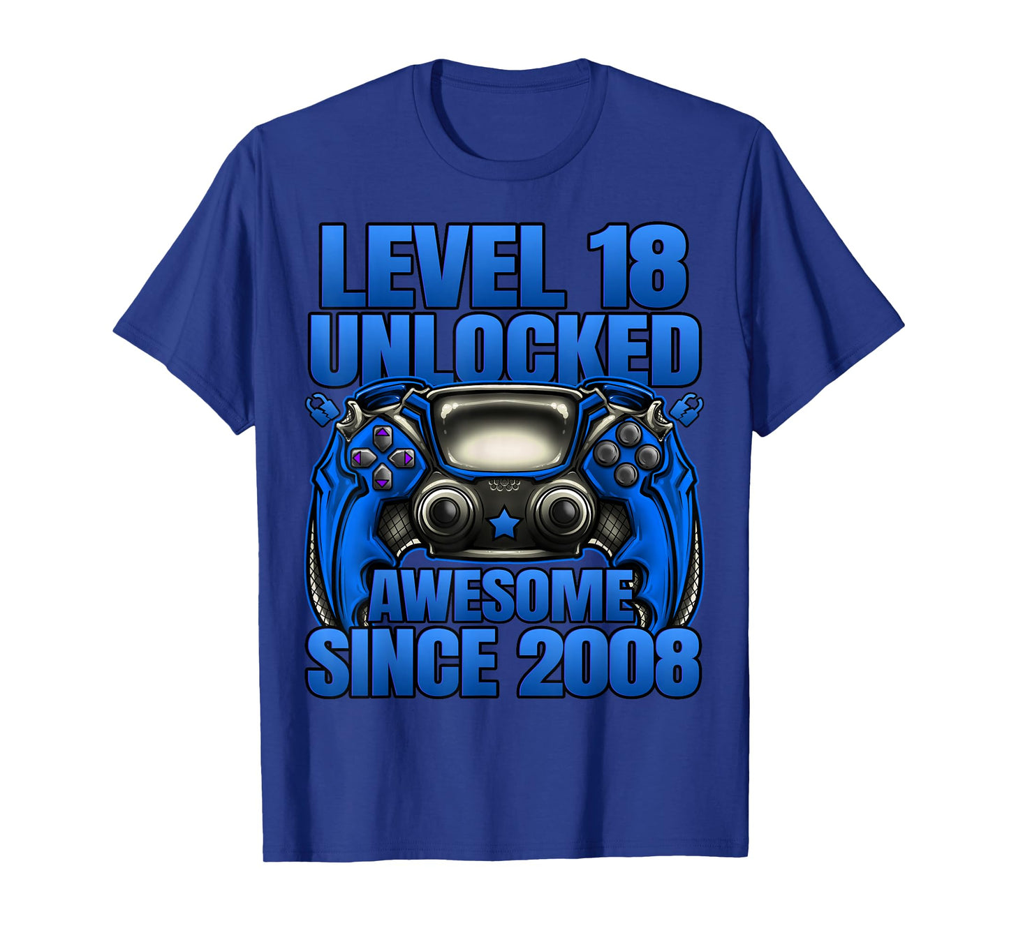 Level 18 Unlocked 18 Year Old Gifts Boys 18th Birthday Boy T-Shirt