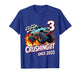 Kids 3rd Birthday Monster Truck 3 Year Old Boys Born 2023 T-Shirt