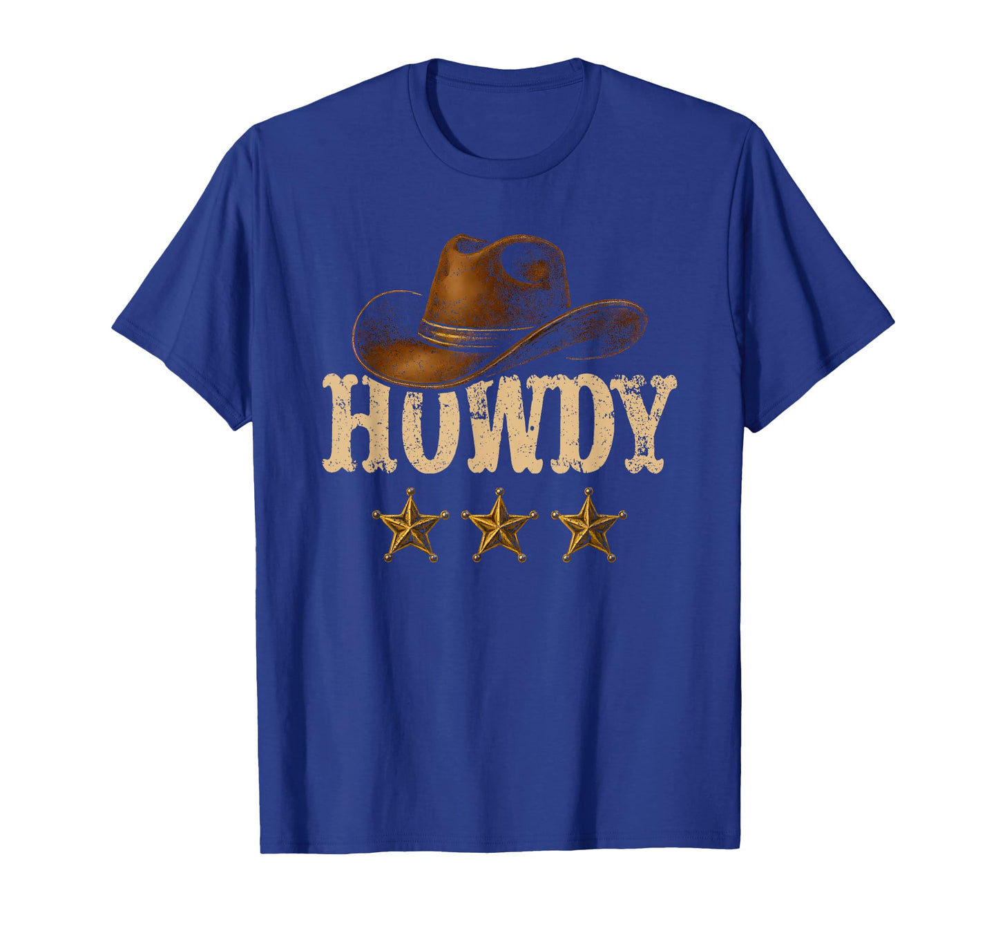 Vintage Cowboy Cowgirl Rodeo Hat Western Country Howdy T-Shirt