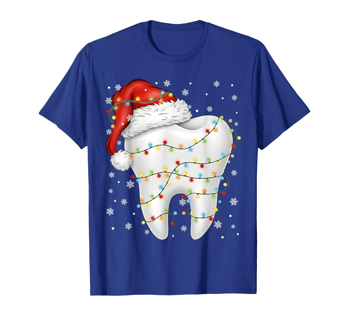 Funny Dental Tooth Pjs Pajamas Christmas Xmas Men Women T-Shirt