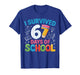 I Survived 67 Days of School Funny Meme Teachers Students T-Shirt