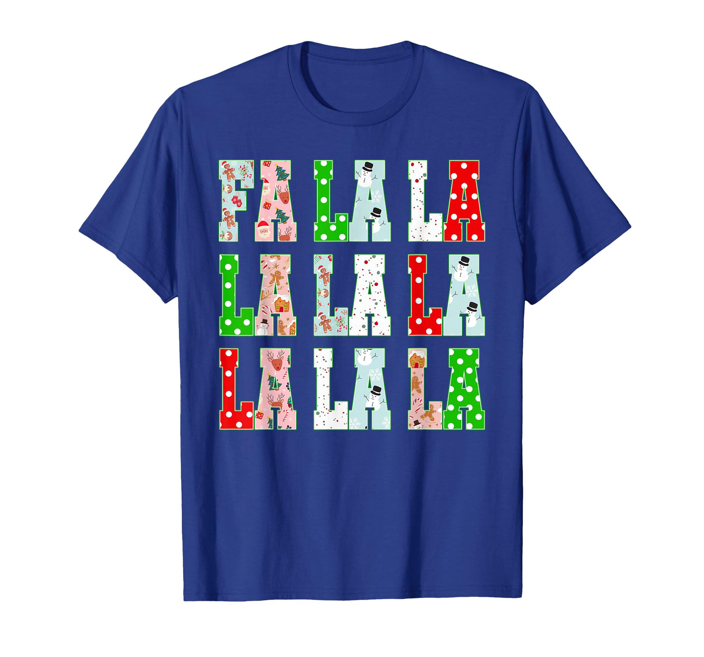 FA (LA) 8 Funny Christmas Santa FA La Math Teacher Student T-Shirt