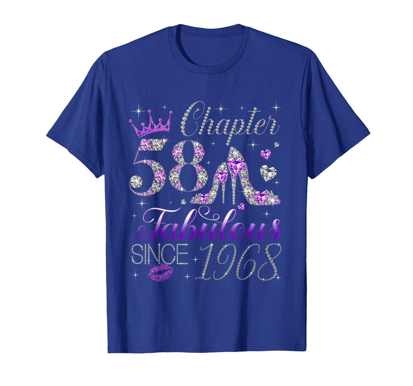 Chapter 58 Fabulous Since 1968 58Th Birthday Women Girls T-Shirt