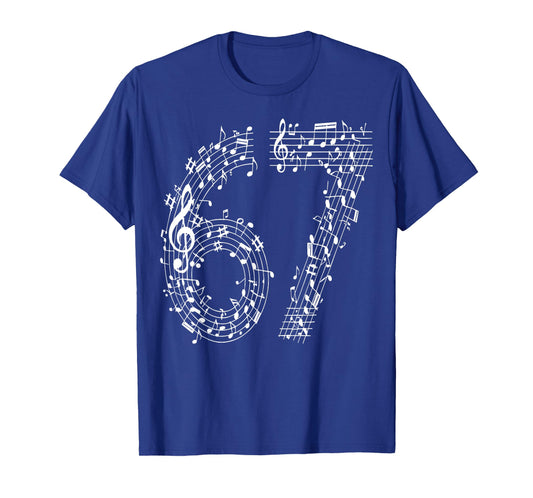 67 Music Meme Six Seven Music Teacher Musician T-Shirt