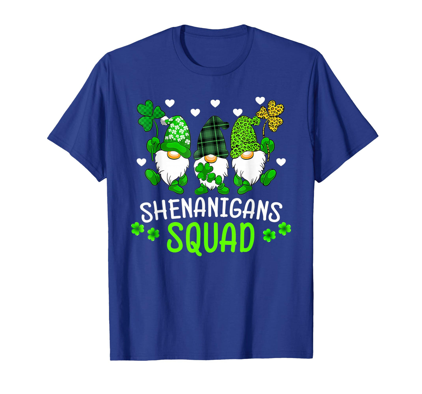 Shenanigans Squad St Patricks Day Gnomes Green Proud Irish T-Shirt