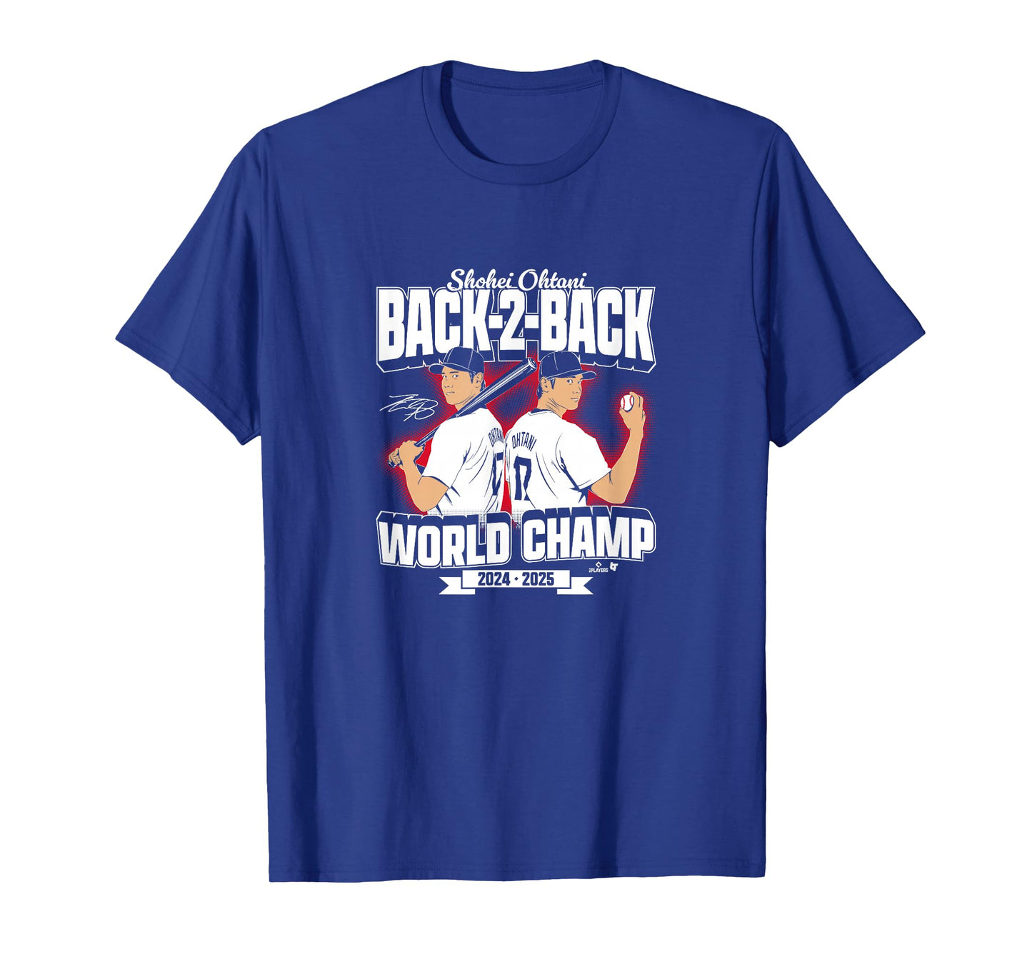 Shohei Ohtani - Back-to-Back World Champs - LA Baseball T-Shirt