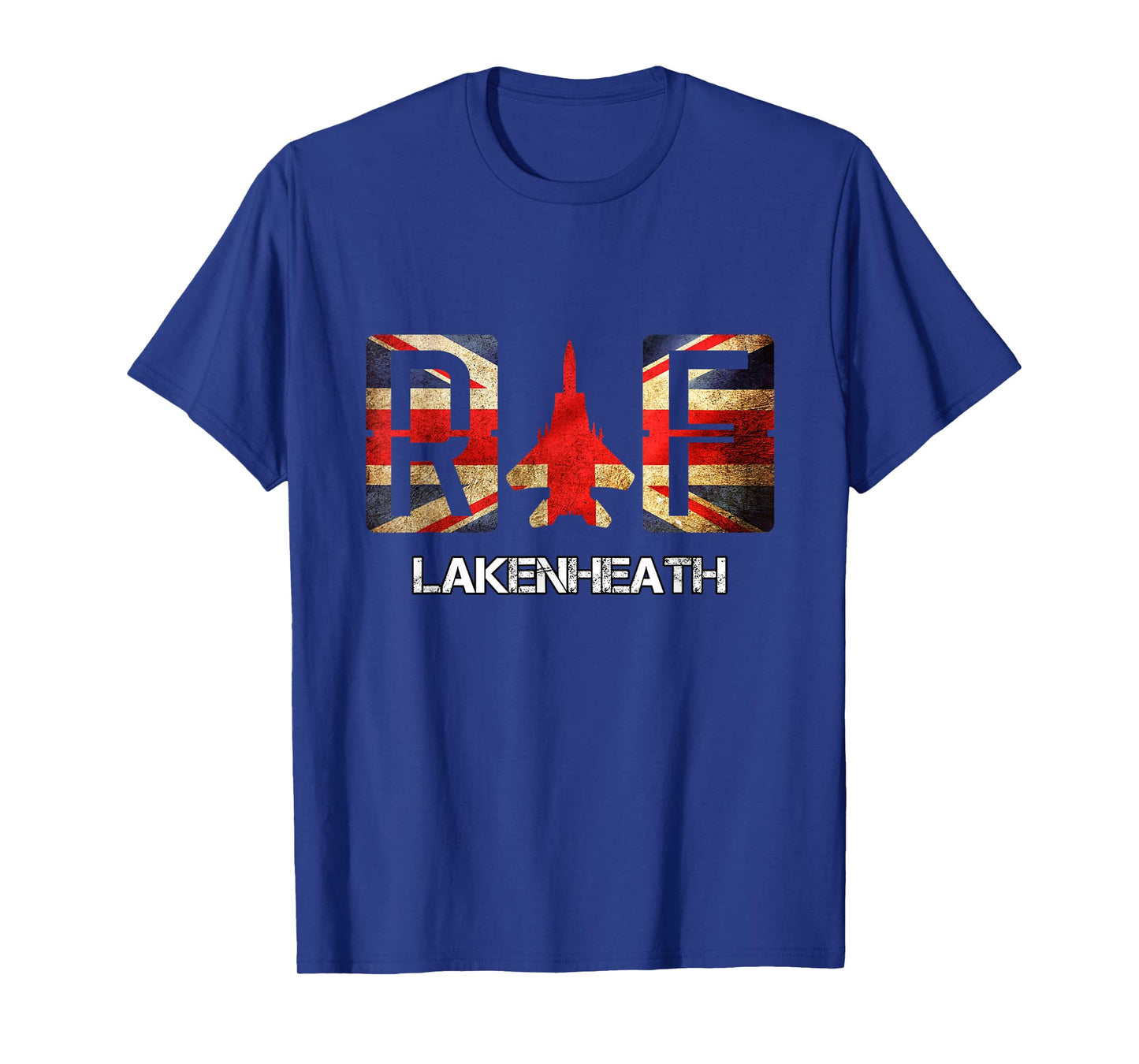 RAF Lakenheath England Airforce Vintage Distressed T-Shirt