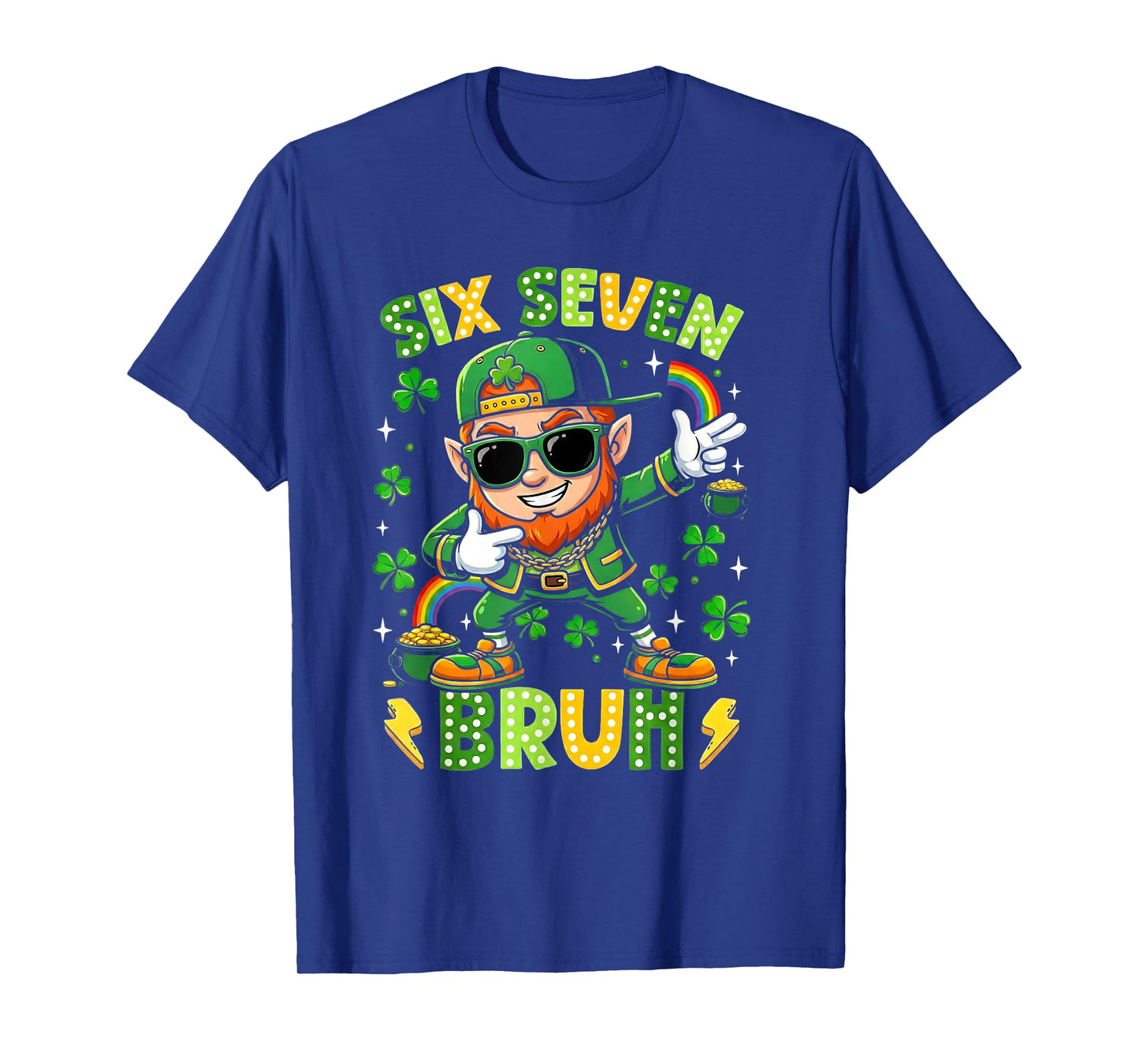 6 7 St. Patricks Day Six Seven Meme T-Shirt