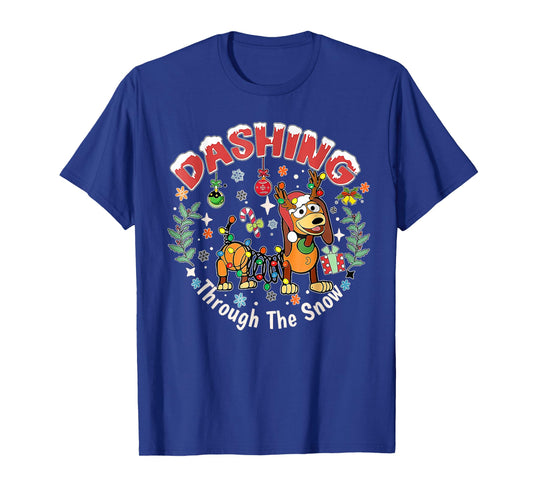 Dashing Through The Snow, Dog Christmas, Funny Christmas T-Shirt