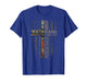 Jesus is King American Flag Christian Cross Faith Vintage T-Shirt