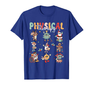 Gingerbread Physical Therapy Pt Physical Therapist Christmas T-Shirt