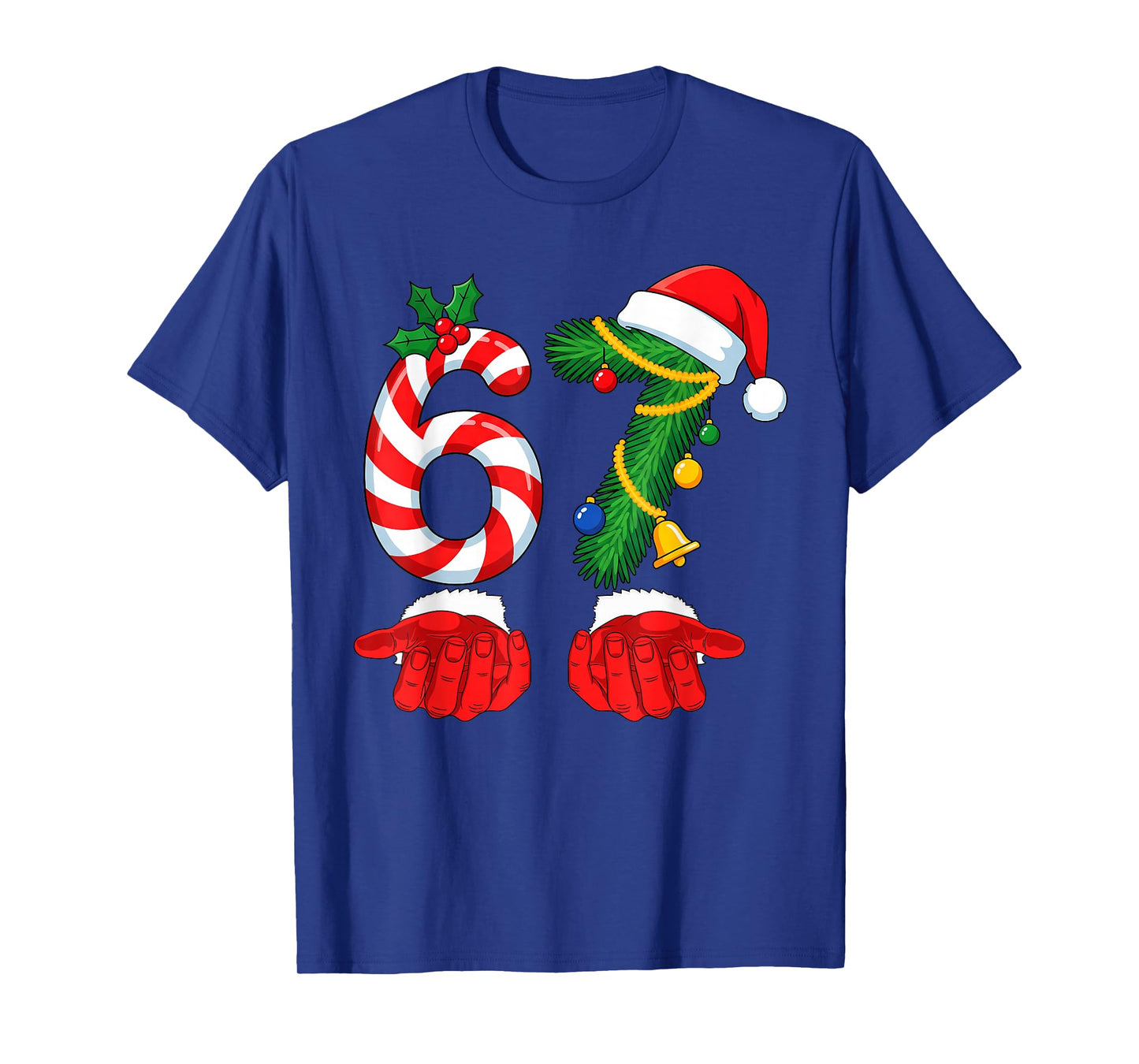 67 Christmas 6 7 Meme Pajamas for Kids Women Men Six Seven T-Shirt