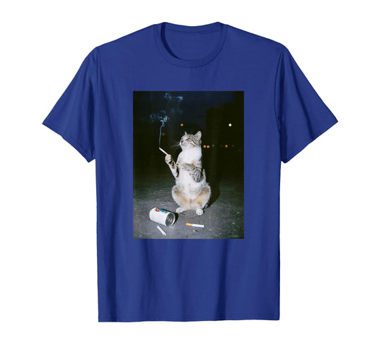 Street Gangster Cats Meme Cat Lovers Funny Memes Brainrot T-Shirt