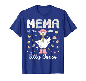 Mema of The Silly Goose 1st Birthday Girl Family Matching T-Shirt