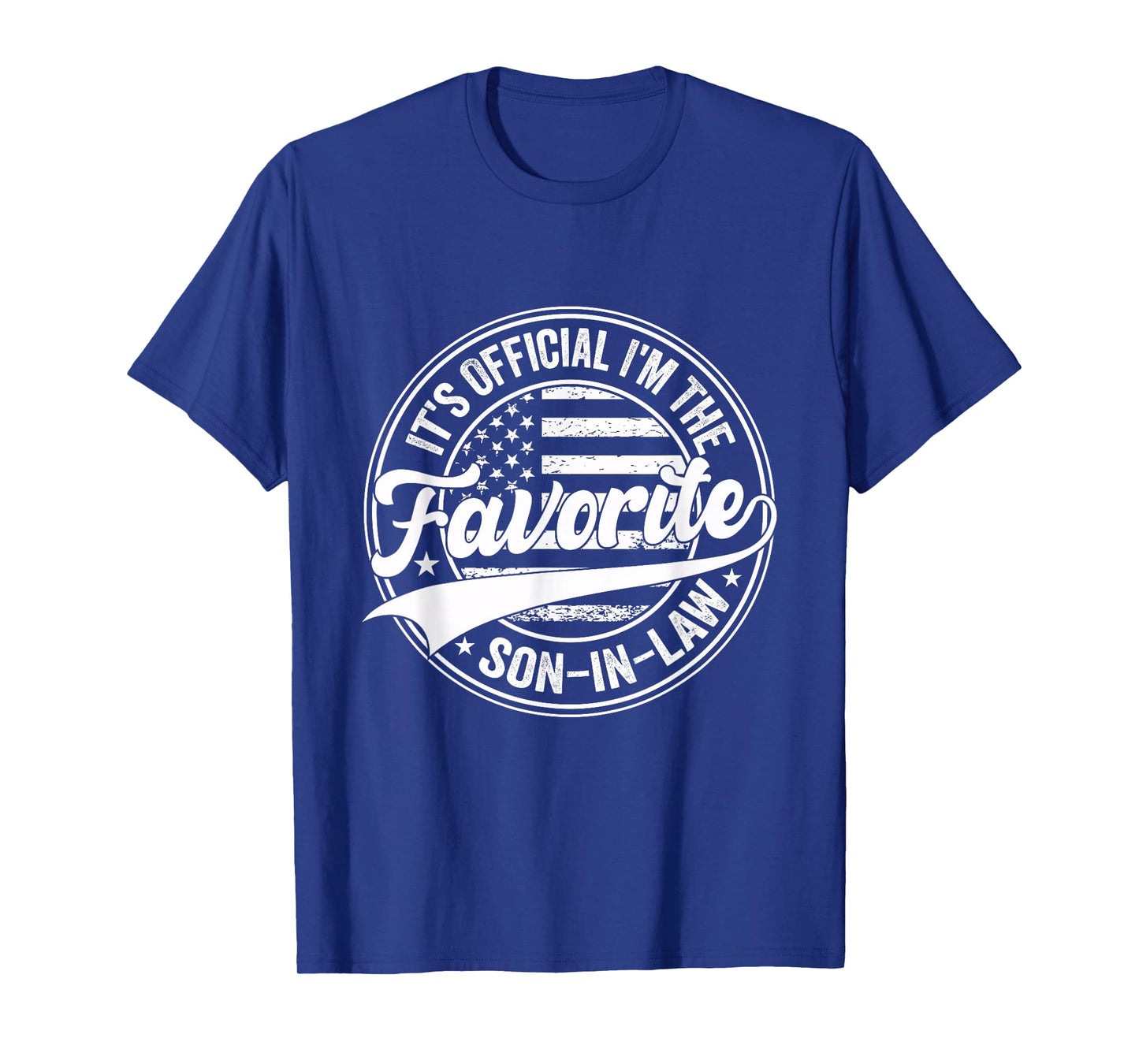 It's Official I'm The Favorite Son-in-Law Funny Vintage T-Shirt