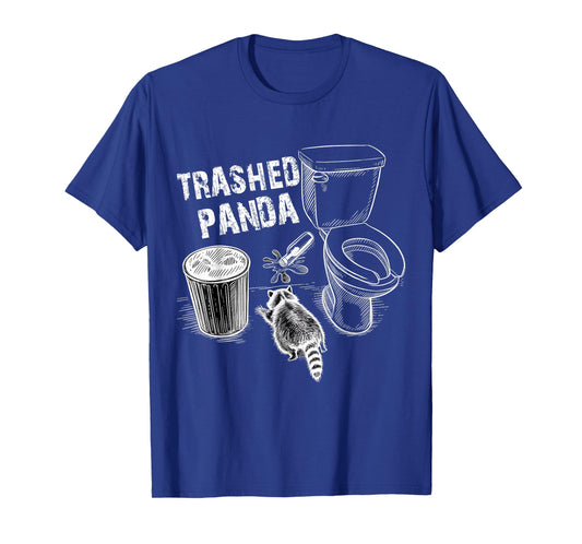 Trashed Panda Funny Drunk Racoon T-Shirt