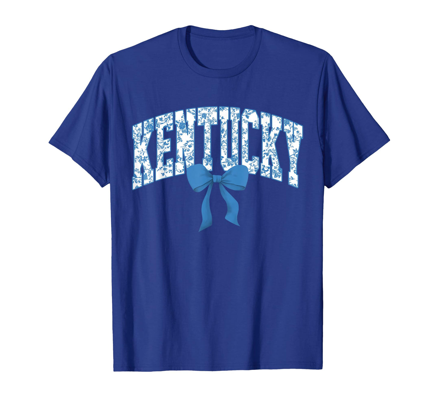 Kentucky Coquette Bow Floral State Pride Style Girls Women T-Shirt