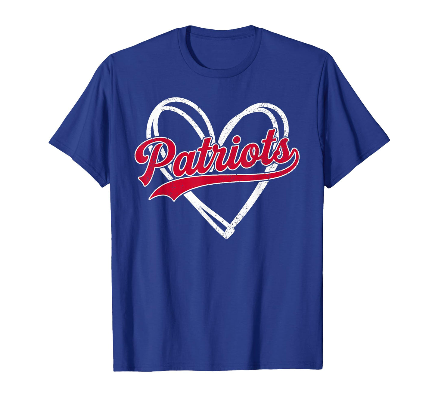 Vintage Patriot Vintage Heart Design Men Women Kids T-Shirt