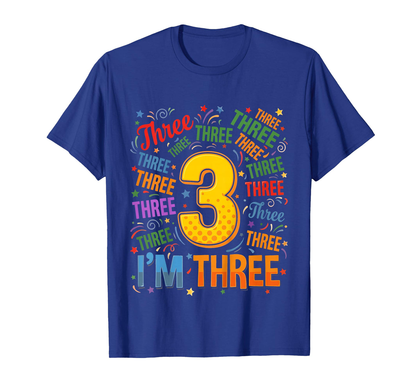 Kids 3rd Birthday Shirt Boy 3yr Three 3 Year Old Girl Toddler Kid T-Shirt