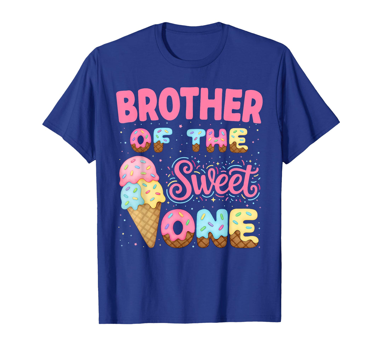 Brother of The Sweet One Ice Cream Matching Birthday Family T-Shirt
