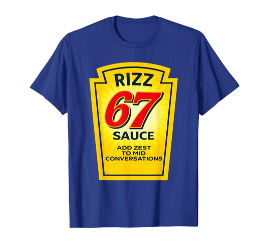 Rizz 67 Sauce Six Seven Parody Funny Trending Internet Memes T-Shirt