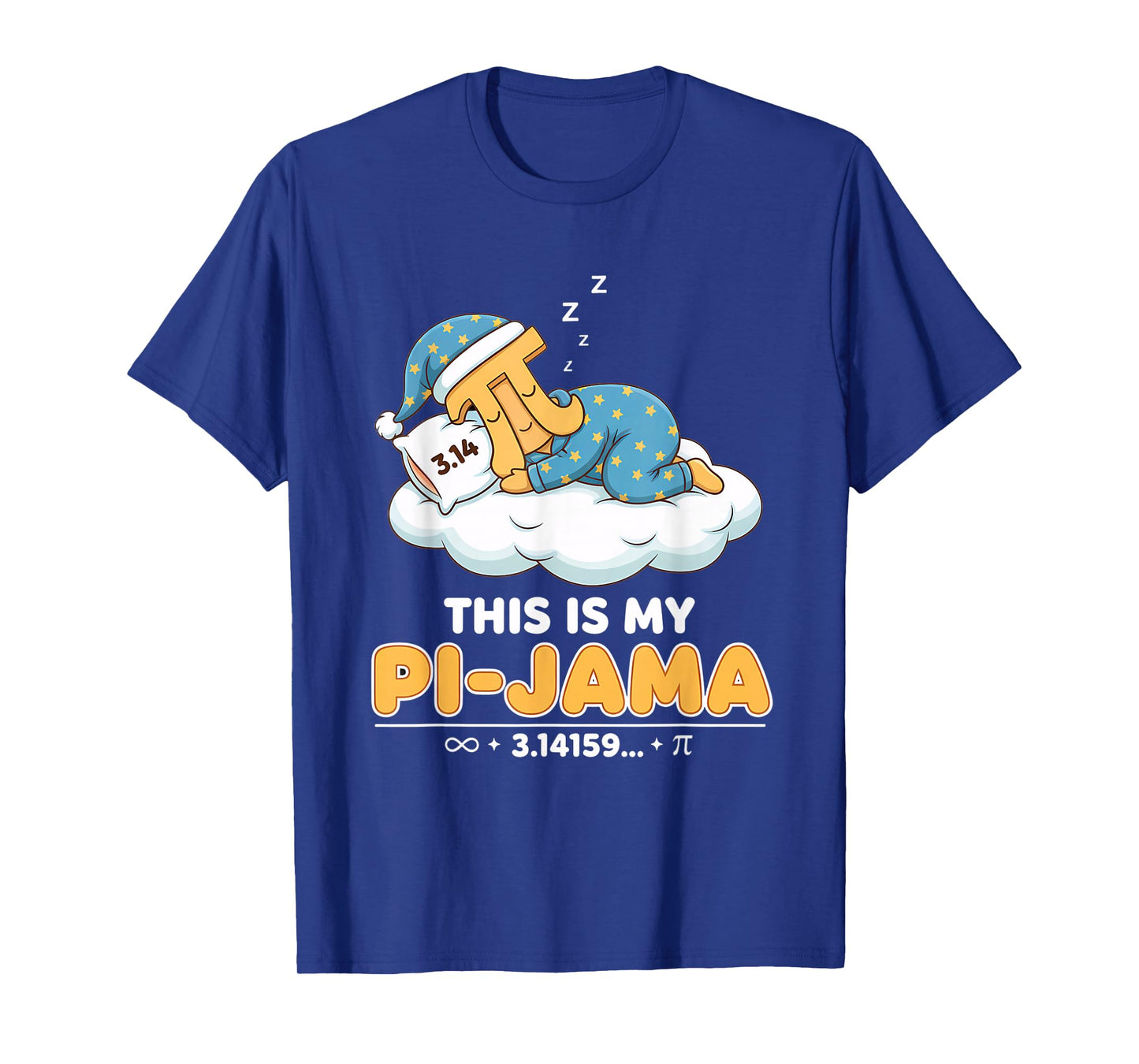 Pi Pajama Math Sleeping Shirt School This is My Pi-Jama T-Shirt