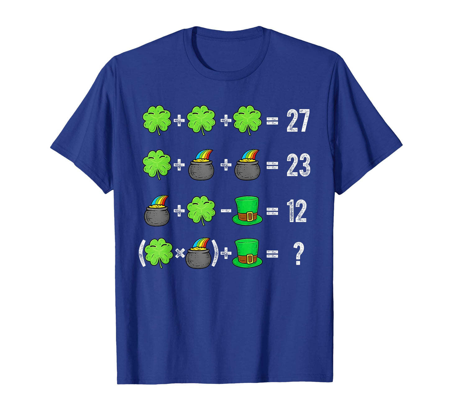 Funny Six Seven 67 Meme St Patricks Day Math Equation PEMDAS T-Shirt