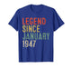Legend Since January 1947 79th Birthday Gifts 79 Year Old T-Shirt